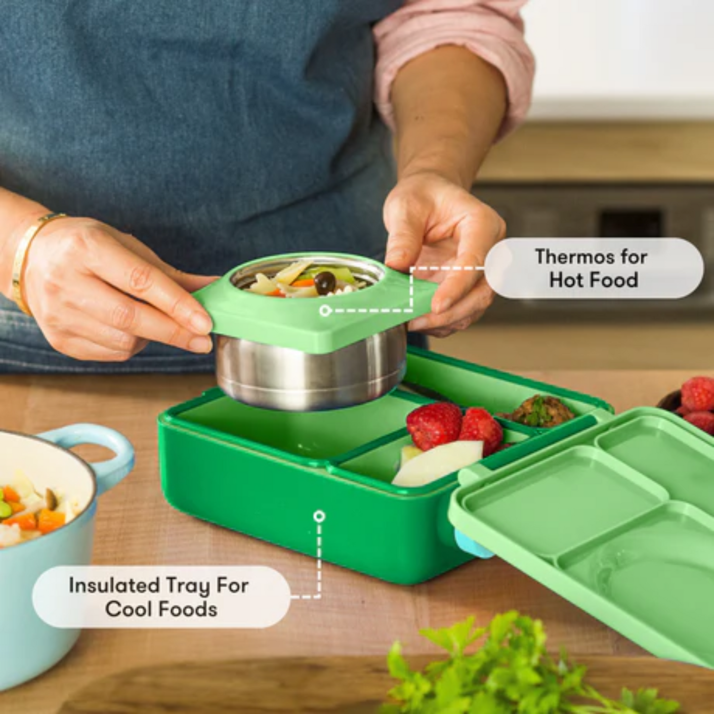 OmieLife - OmieBox Apple Green
