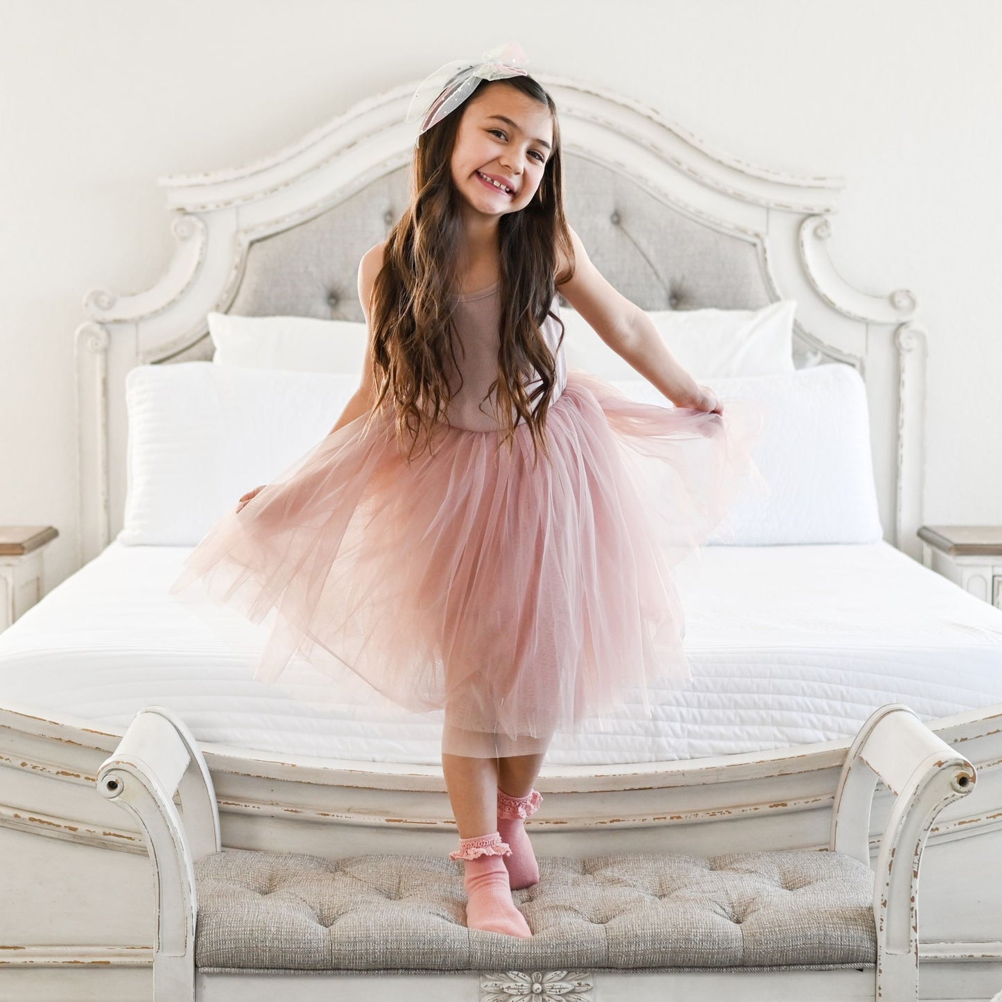 Parker Dress - Blush Pink