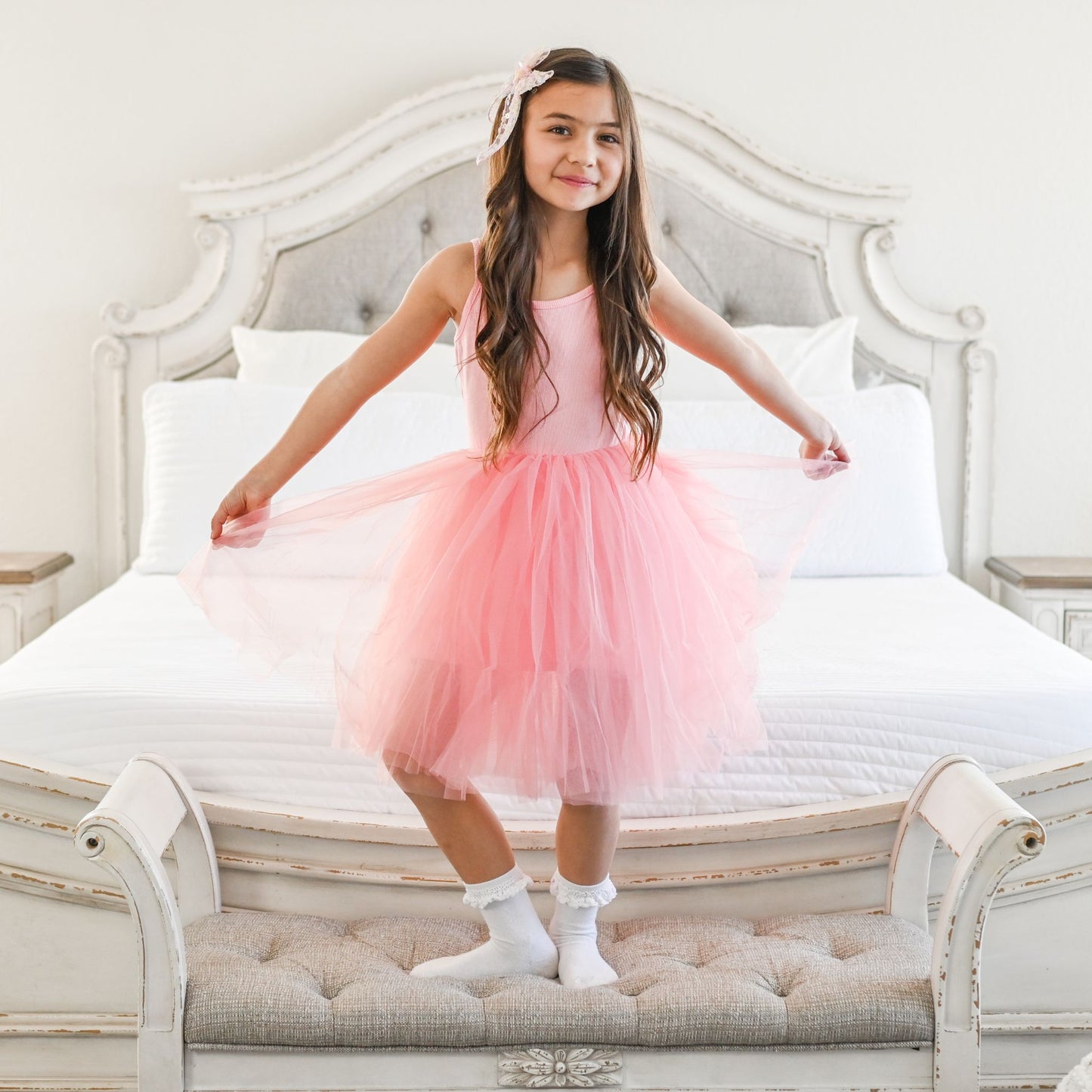 Parker Dress - Bubblegum Pink