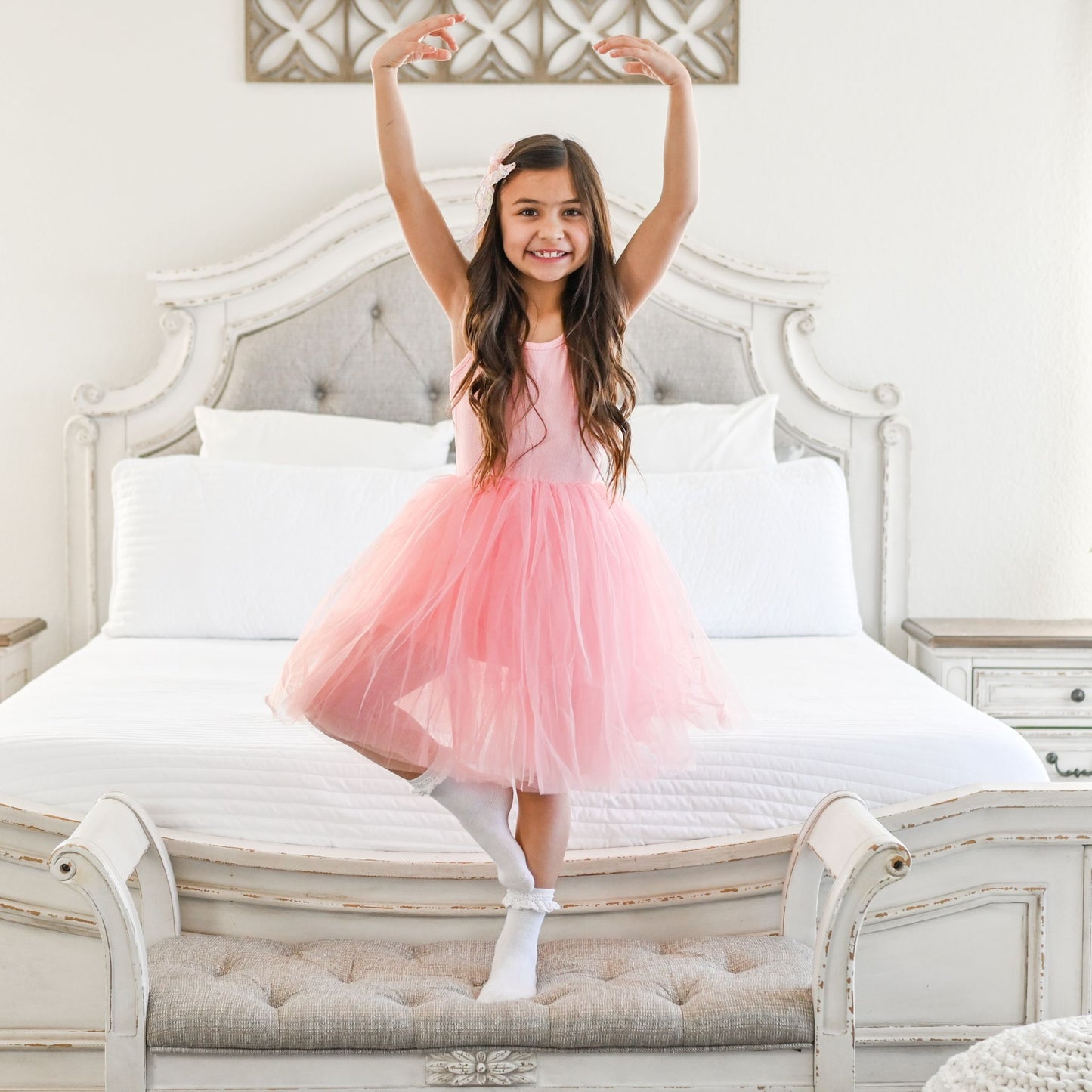Parker Dress - Bubblegum Pink