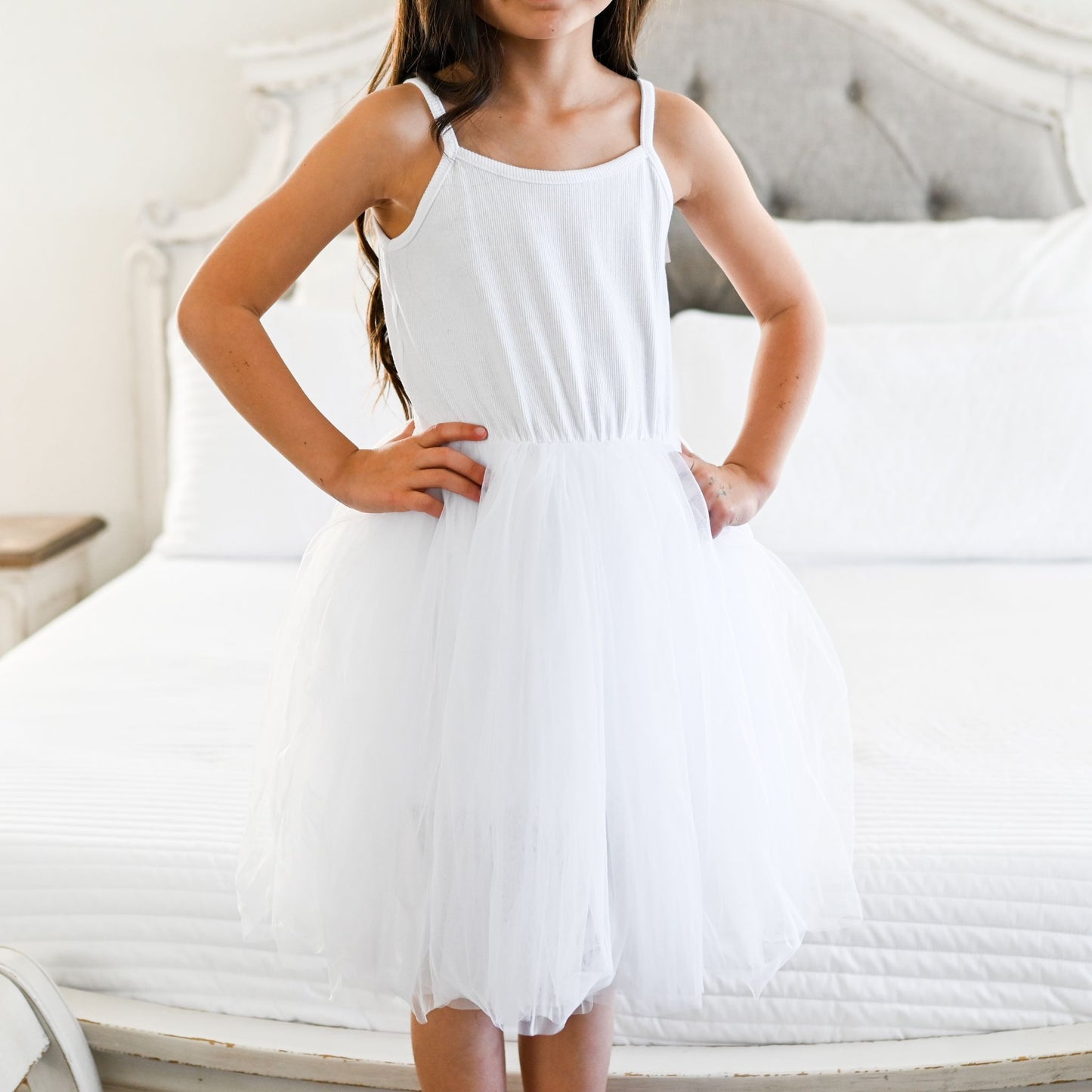 Parker Dress - White