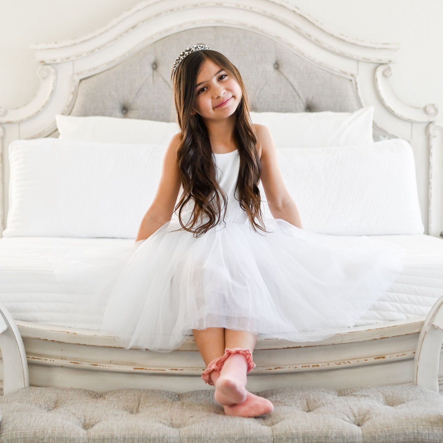 Parker Dress - White