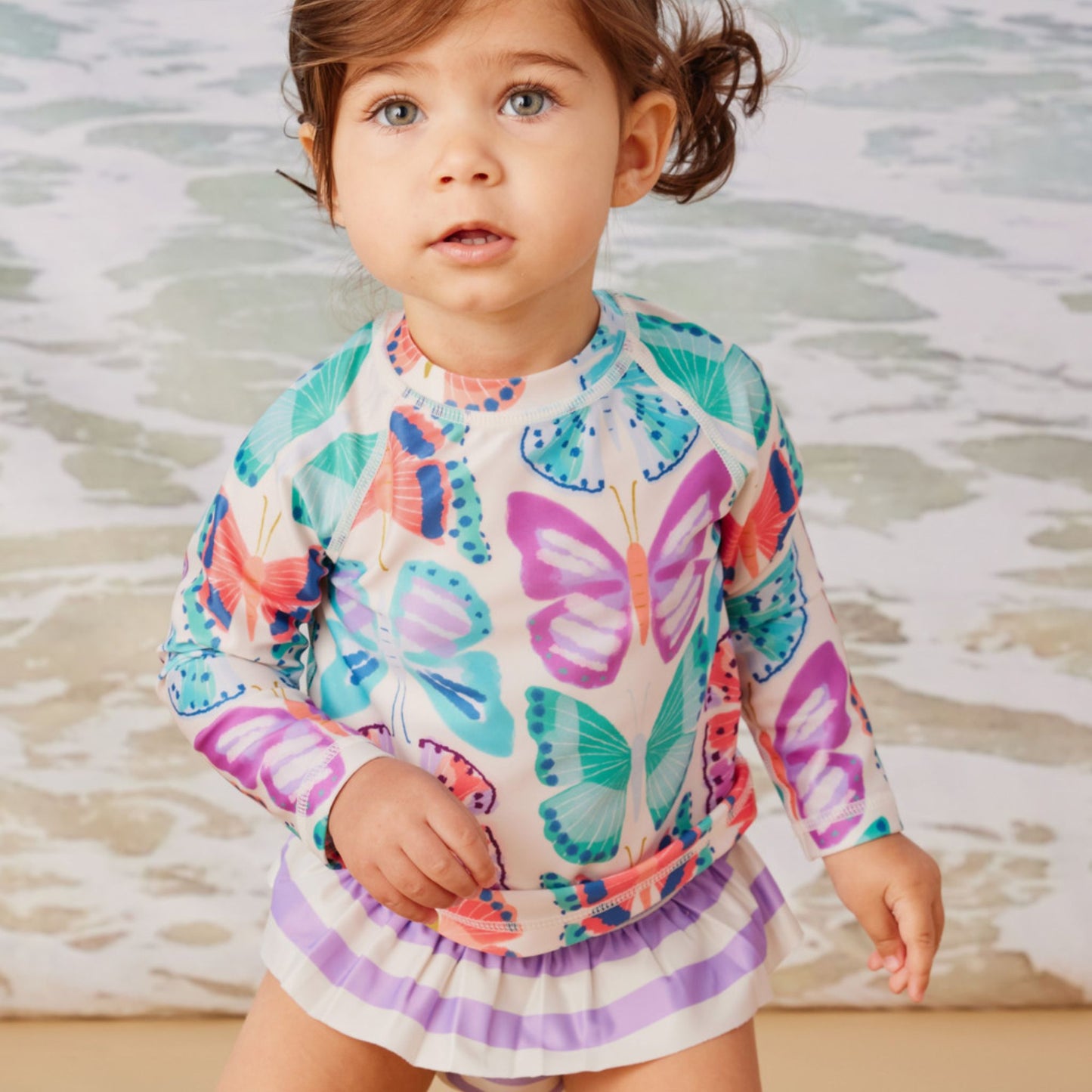 Rash Guard Baby Swim Set - Mariposas Pintadas
