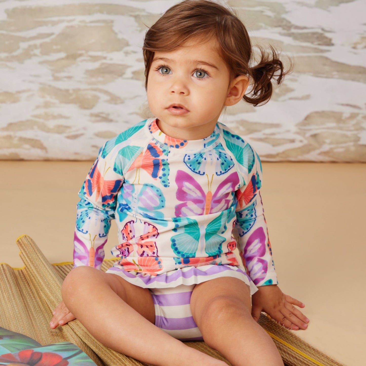 Rash Guard Baby Swim Set - Mariposas Pintadas
