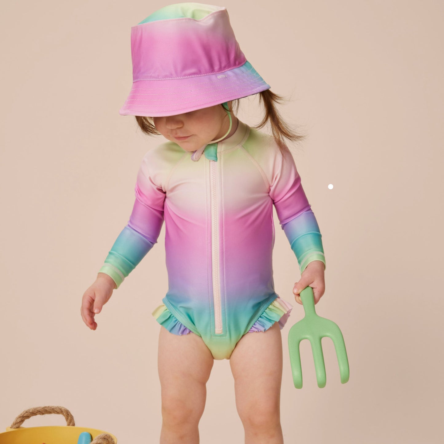 Rash Guard Baby Swimsuit - Okinawa Sunrise