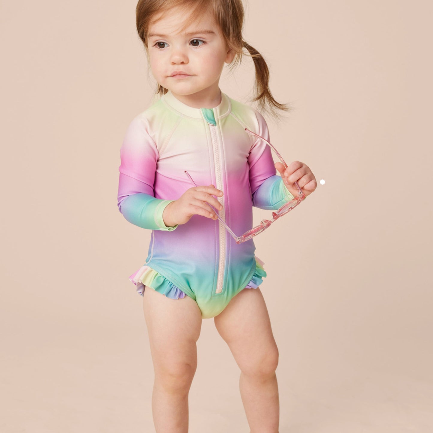 Rash Guard Baby Swimsuit - Okinawa Sunrise
