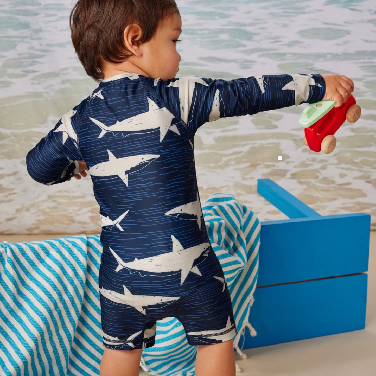 Rash Guard Baby Swimsuit - Stealth Sharks
