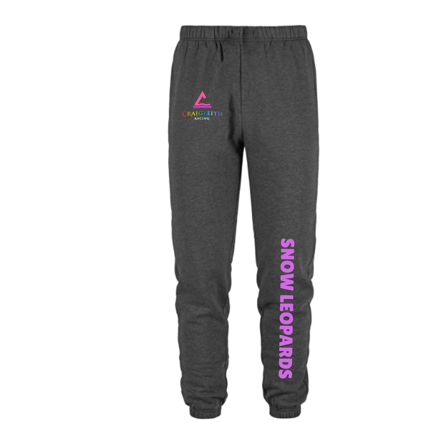 Craigleith Snow Leopards Joggers - Charcoal