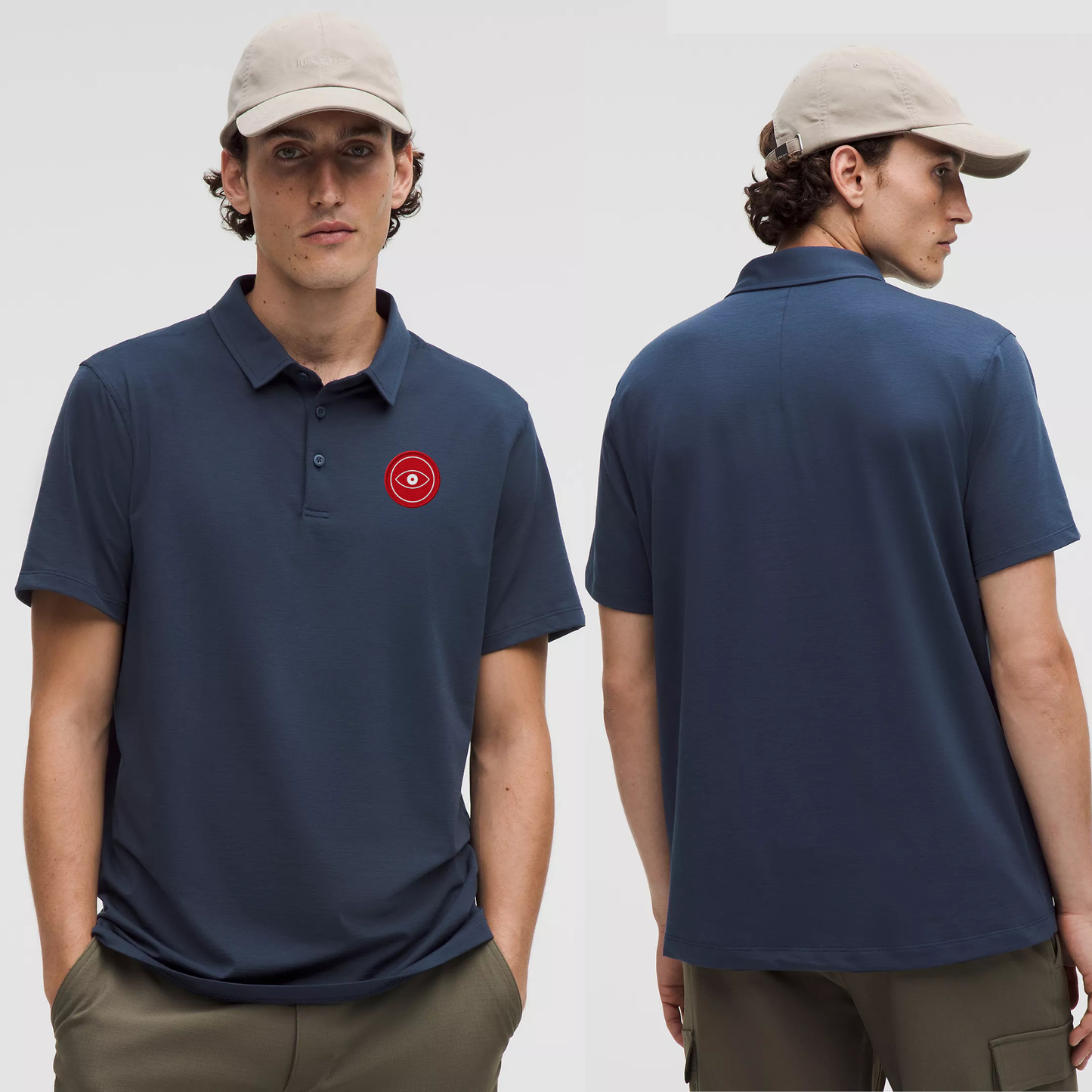 Spy x lululemon - Signature Evolution Short-Sleeve Polo Shirt - Club Blue