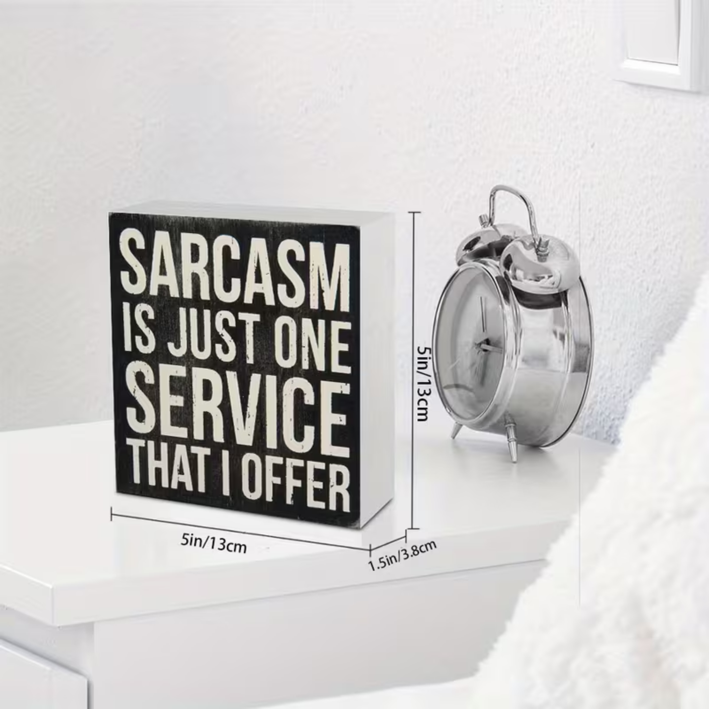 Sarcasm Service Desk Sign