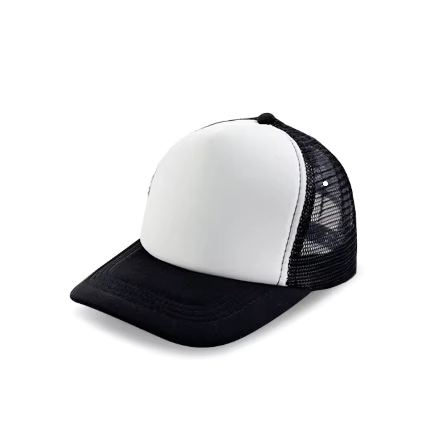 Snapback Hat - Black / White