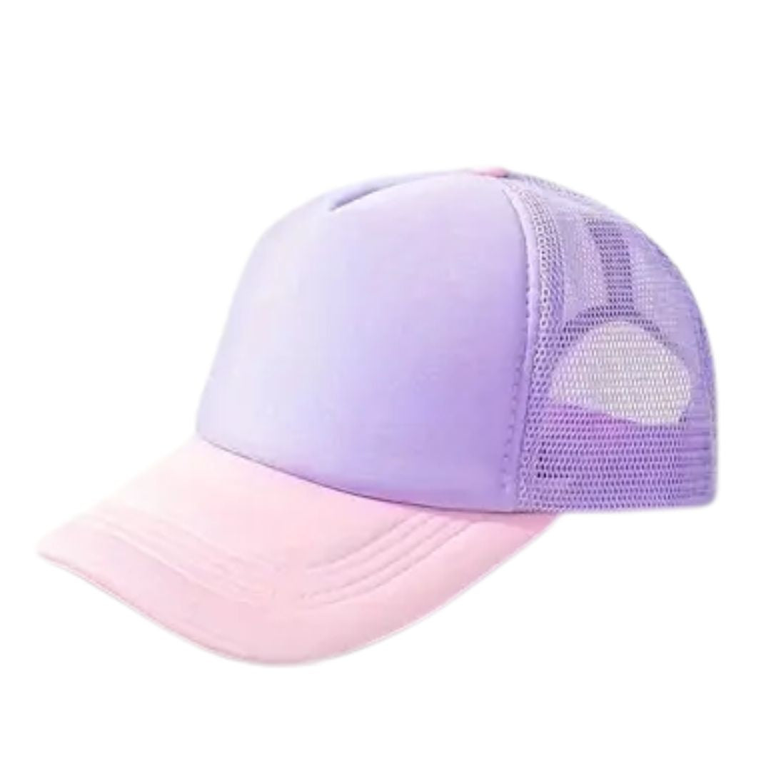 Snapback Hat - Lilac / Light Pink