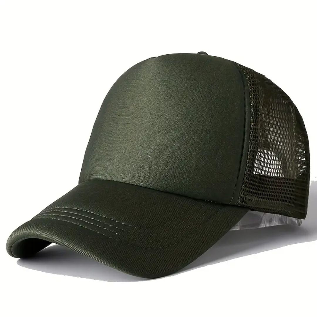 Snapback Hat - Olive / Olive