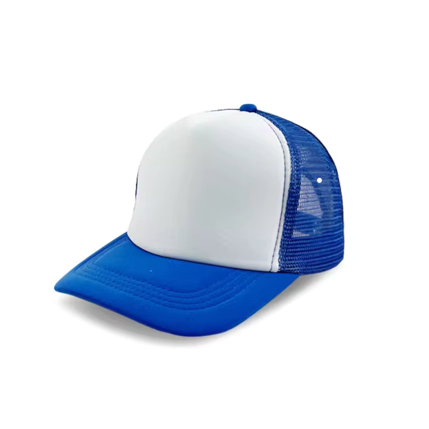 Snapback Hat - Royal Blue / White