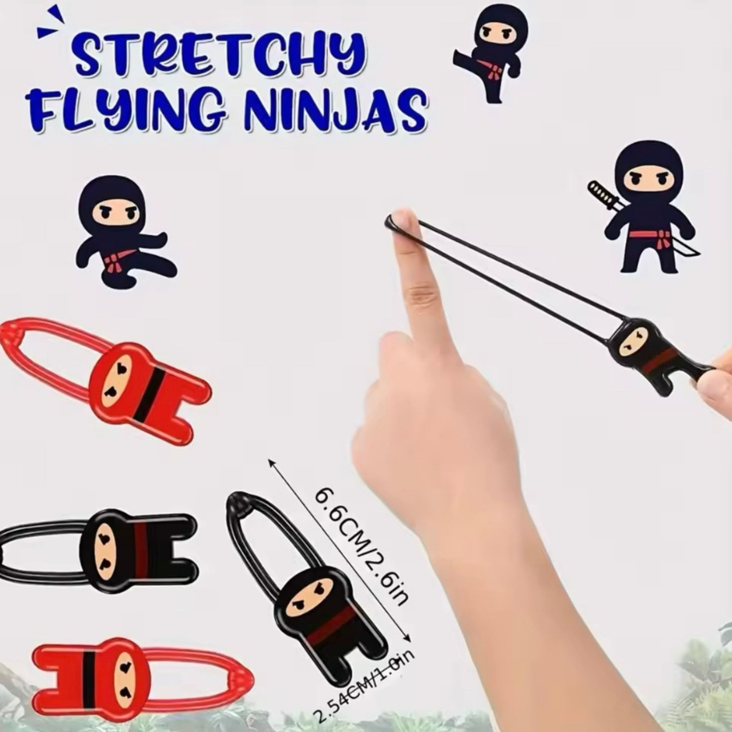 Stretchy Flying Ninjas
