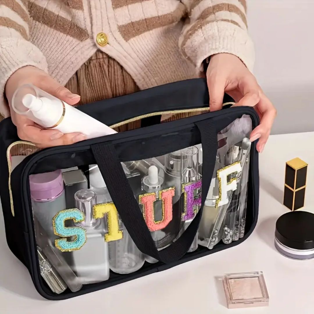 Stuff Waterproof Zippered Travel Bag - Black