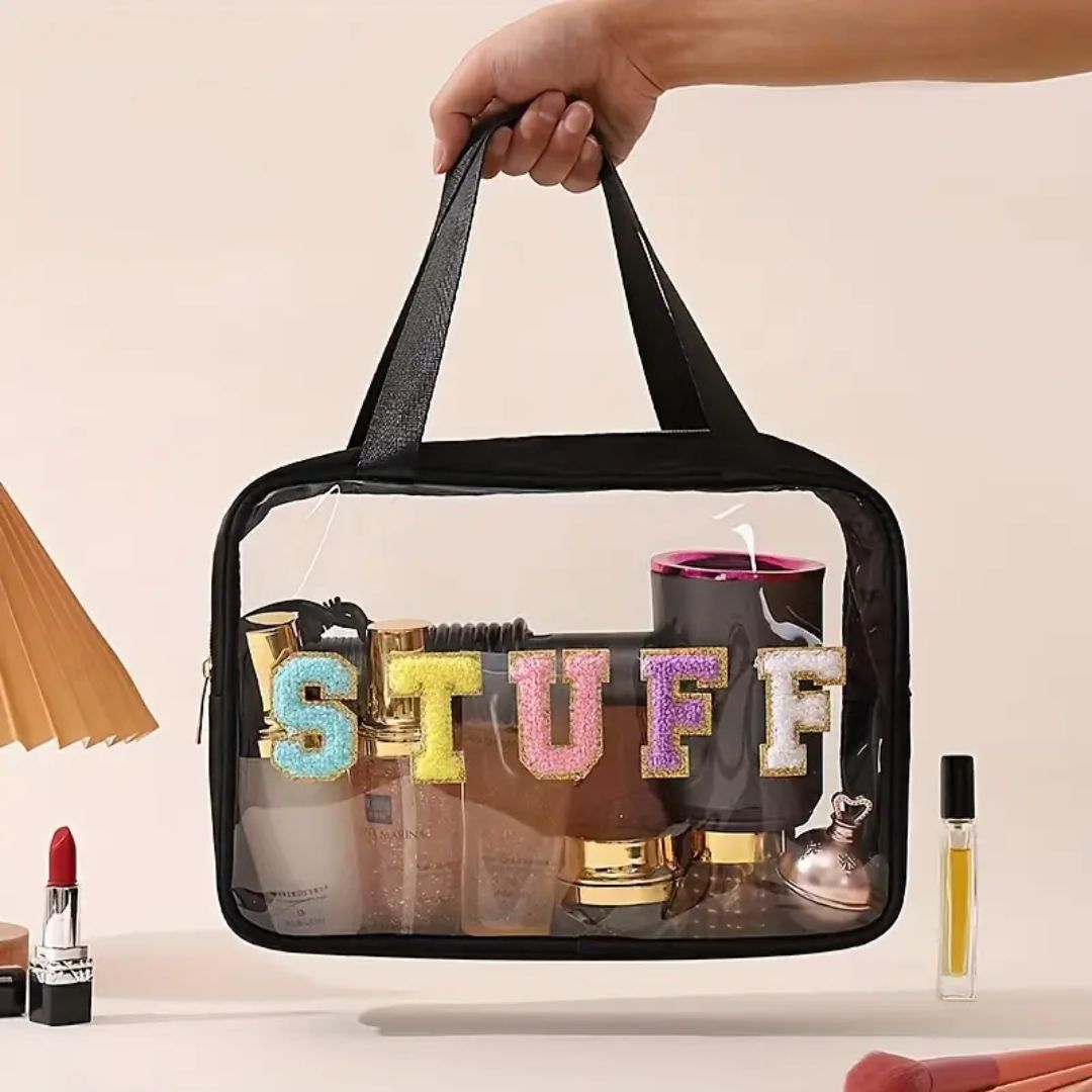 Stuff Waterproof Zippered Travel Bag - Black
