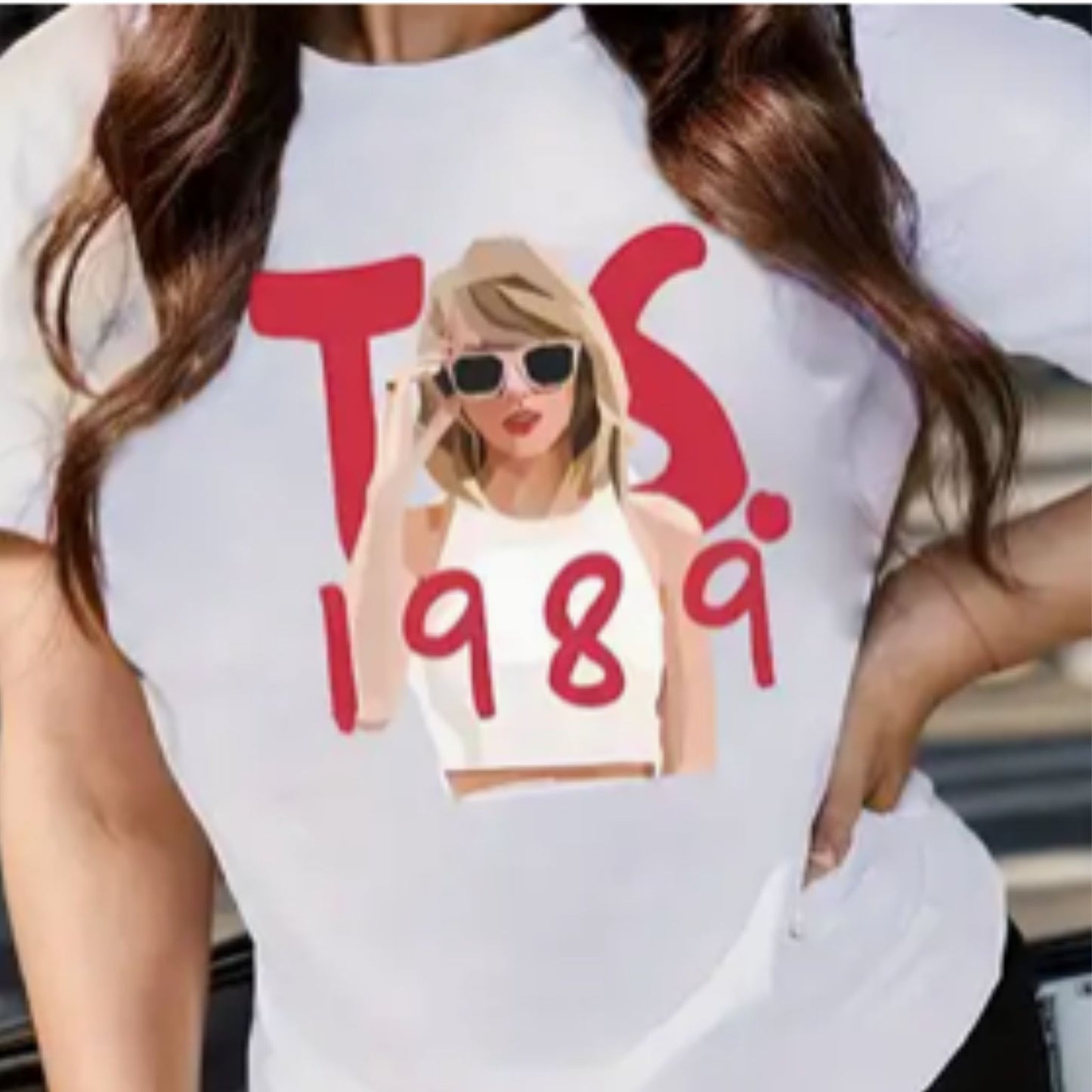 TS 1989 Adult Tee - Red / White