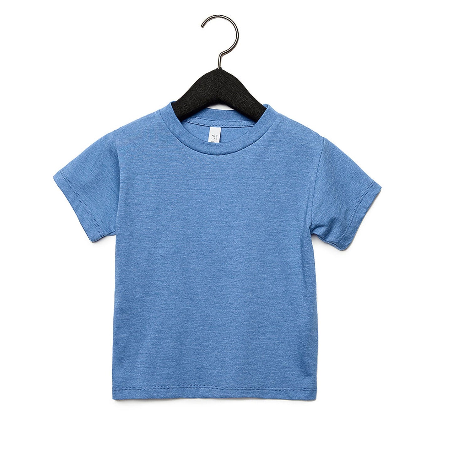 Happy Adventures Kids Unisex Short Sleeve Tee - Heather Columbia Blue