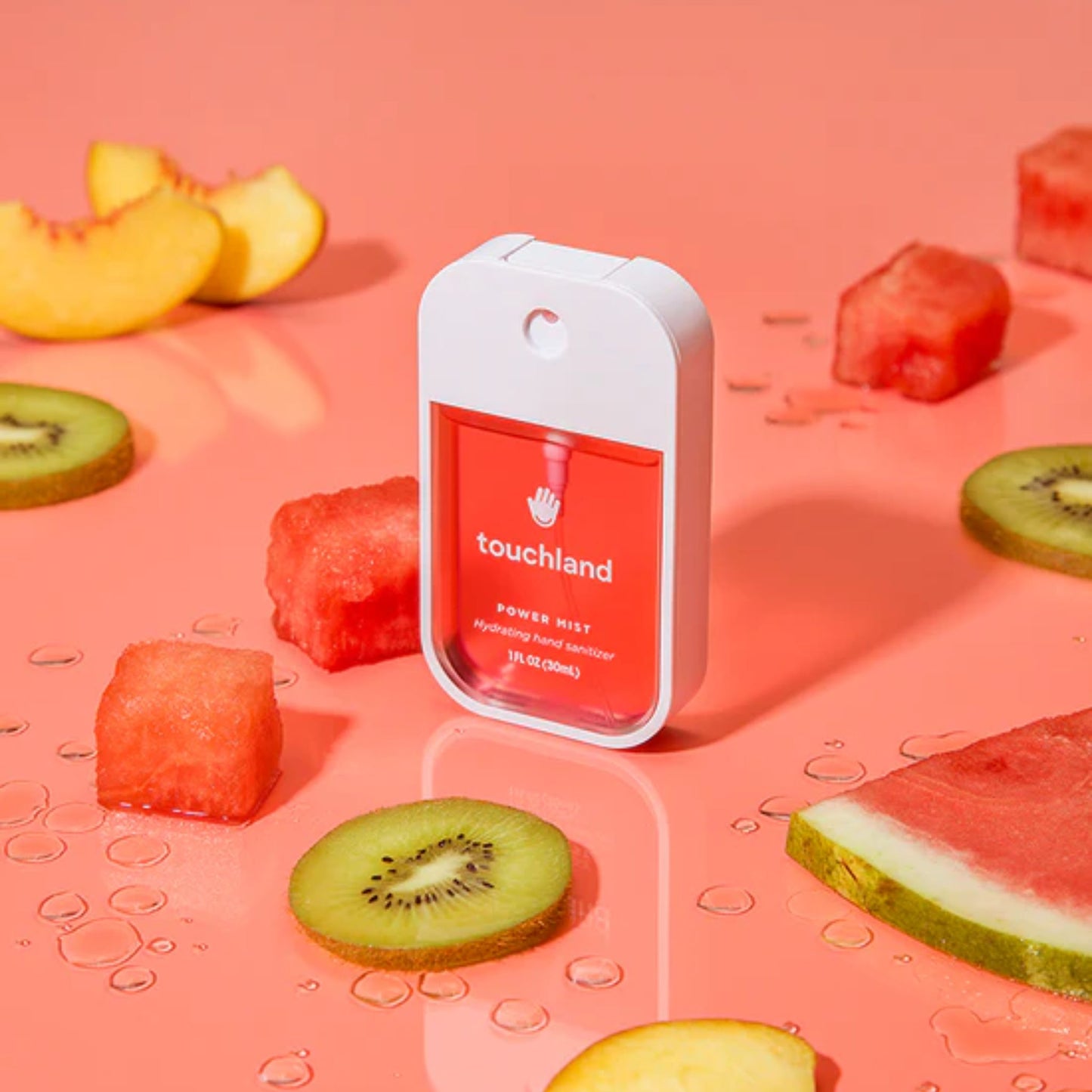 Touchland Power Mist Wild Watermelon - Hydrating hand sanitizer mist - 1 FL OZ (30ml)