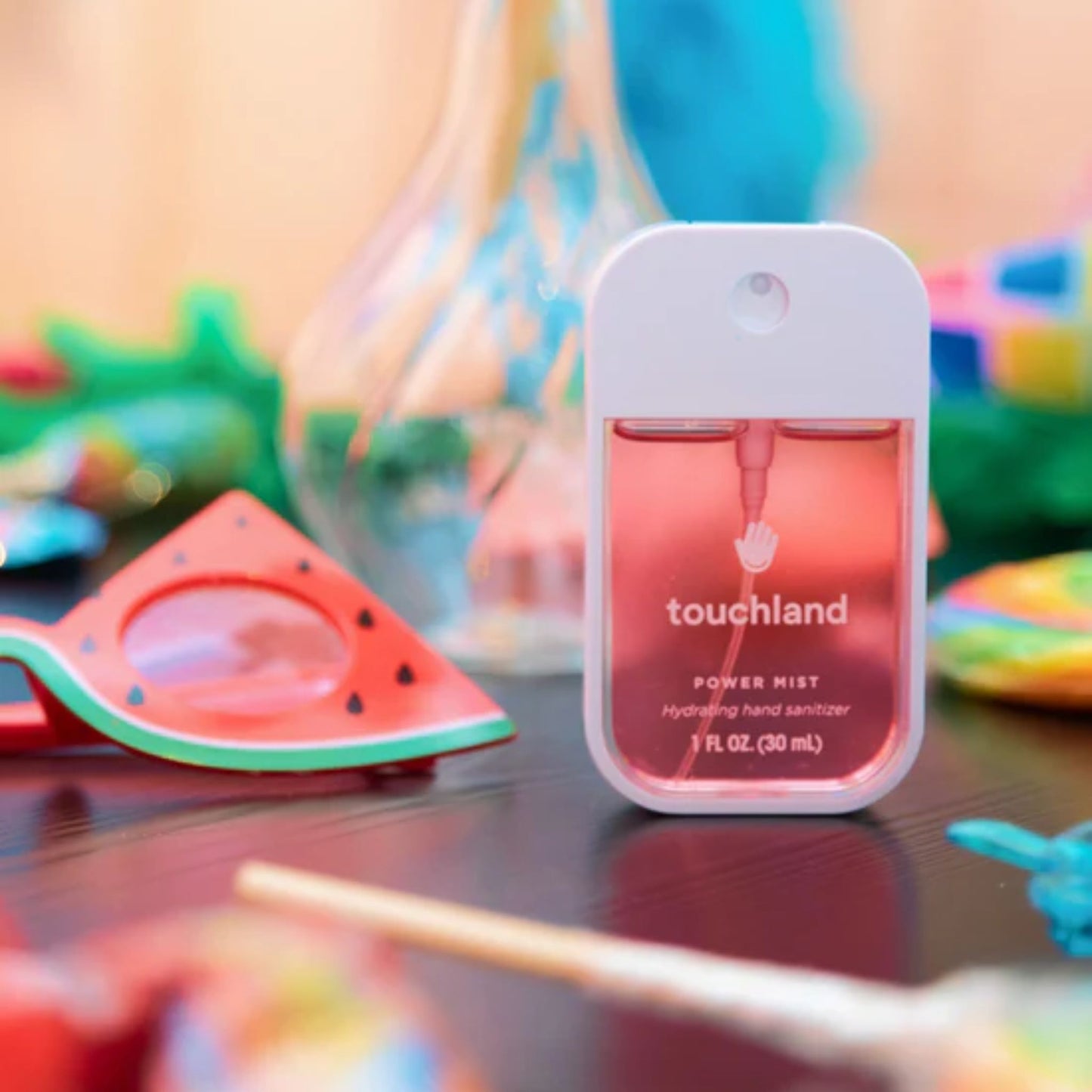 Touchland Power Mist Wild Watermelon - Hydrating hand sanitizer mist - 1 FL OZ (30ml)