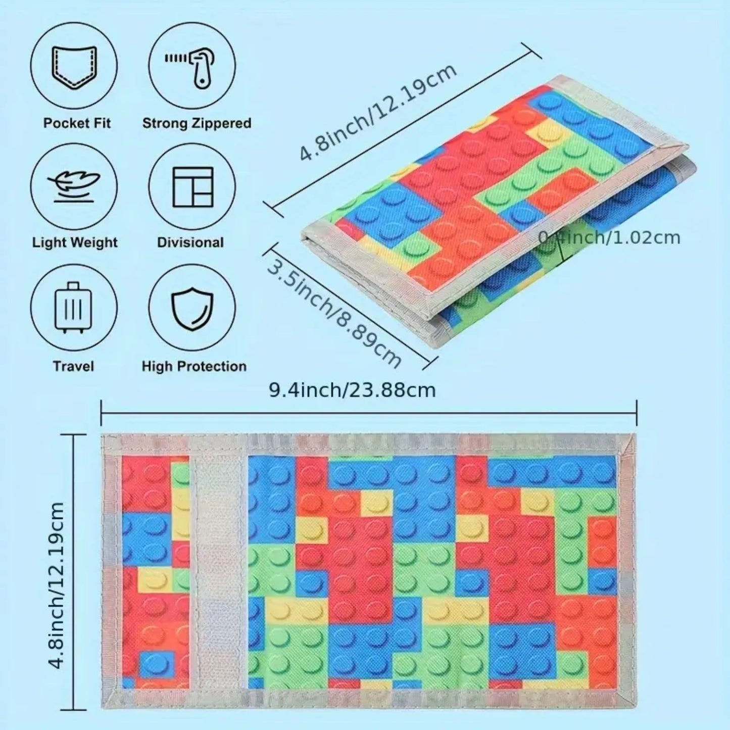 Tri-Fold Wallet - Building Blocks