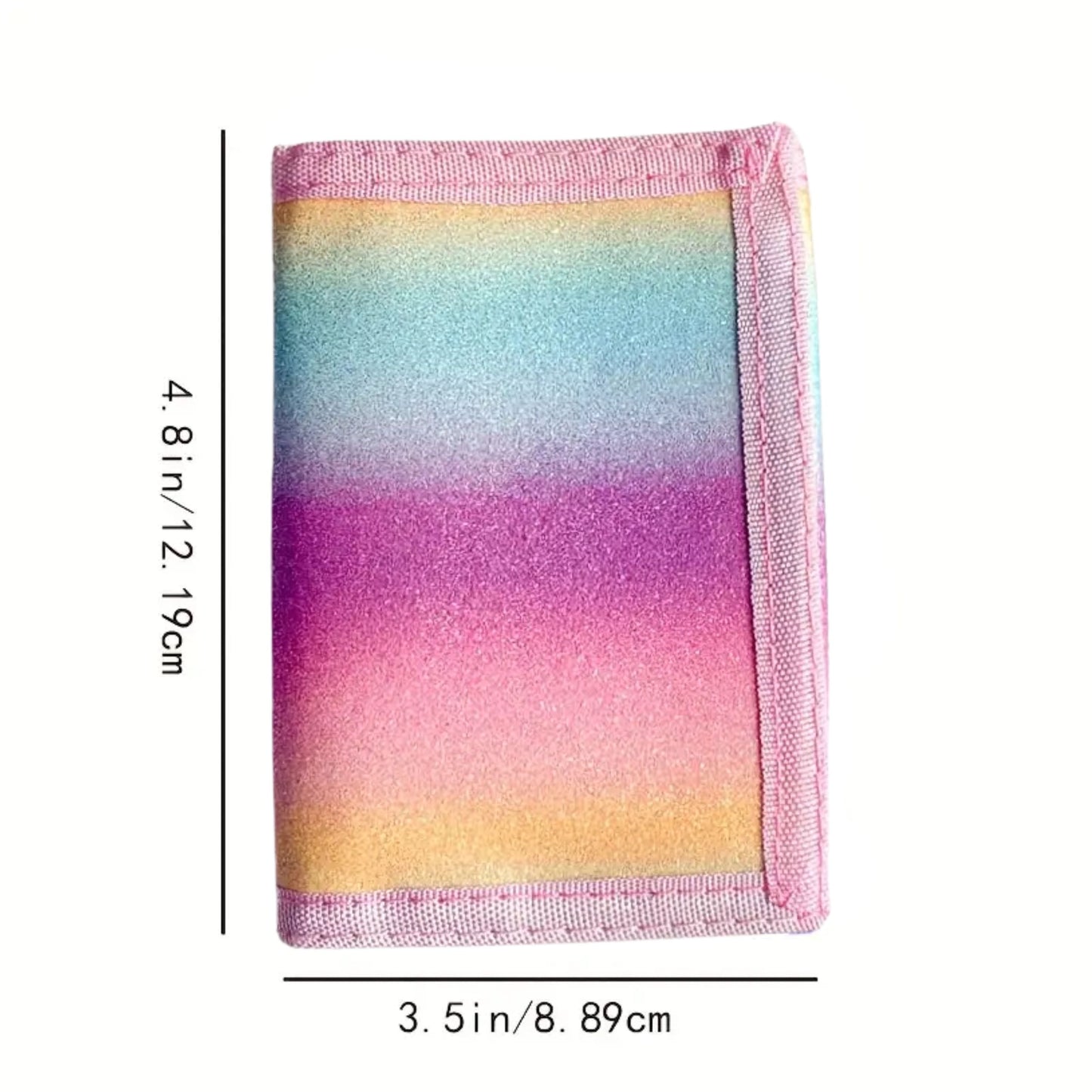 Tri-Fold Wallet - Rainbow Shimmer