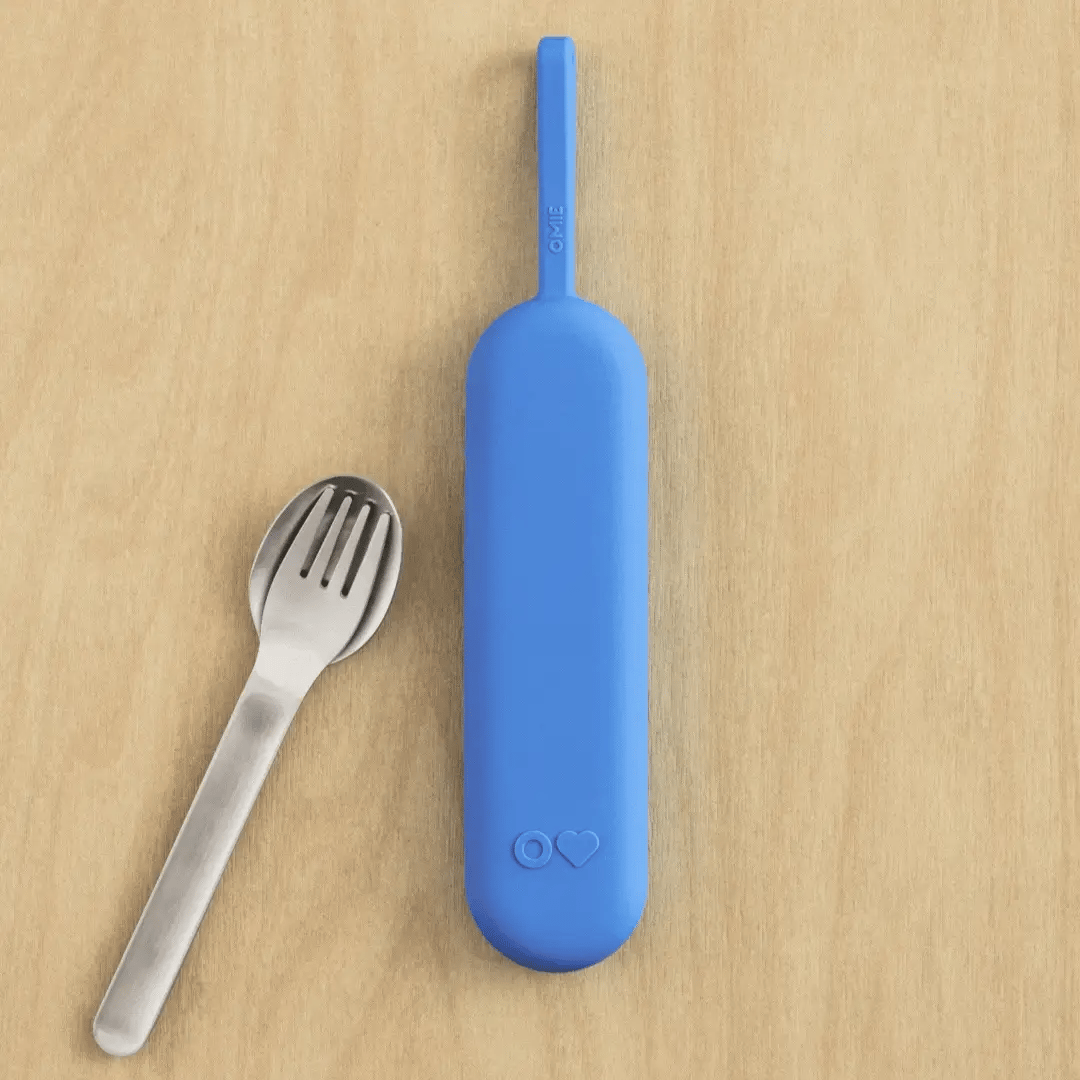 OmieBox UP Pod & Utensil Set - Azure