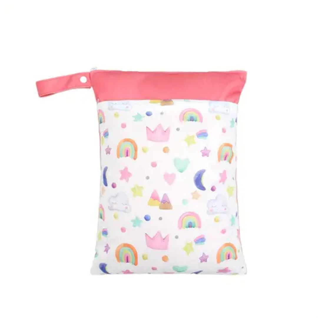 Wet-Dry Zippered Travel Bag - Watercolour Kingdom