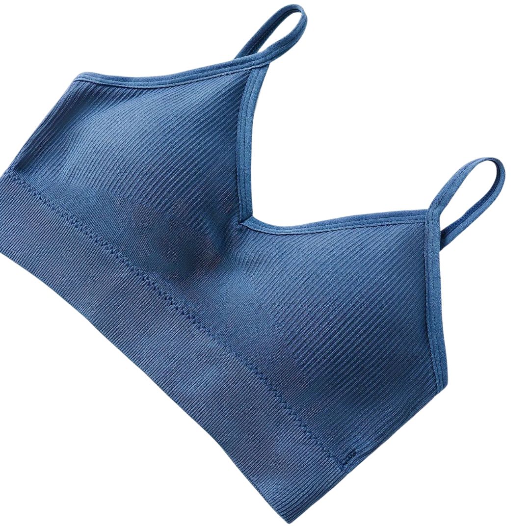 Wireless Ribbed Bralette - Earth Toned Collection