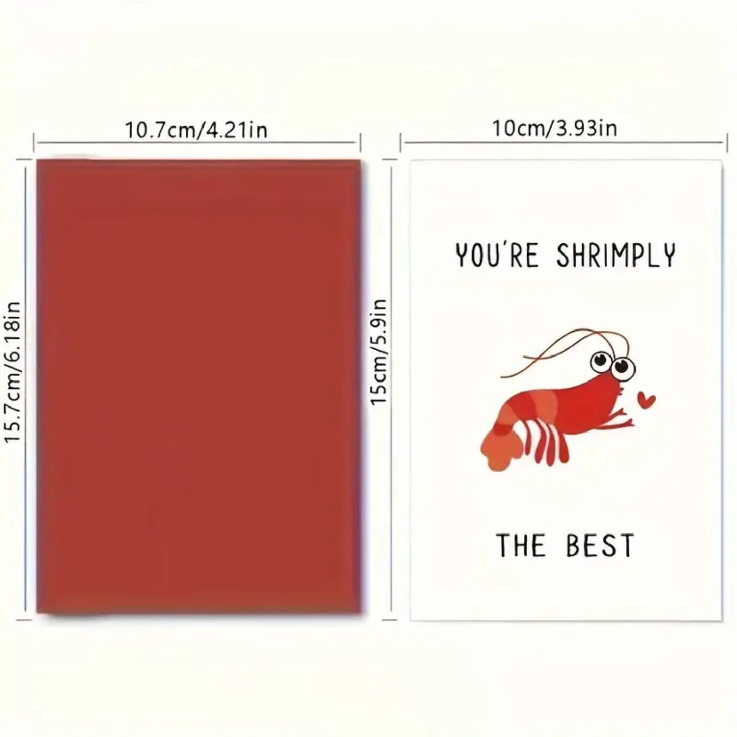 You're Shrimply the Best Greeting Card