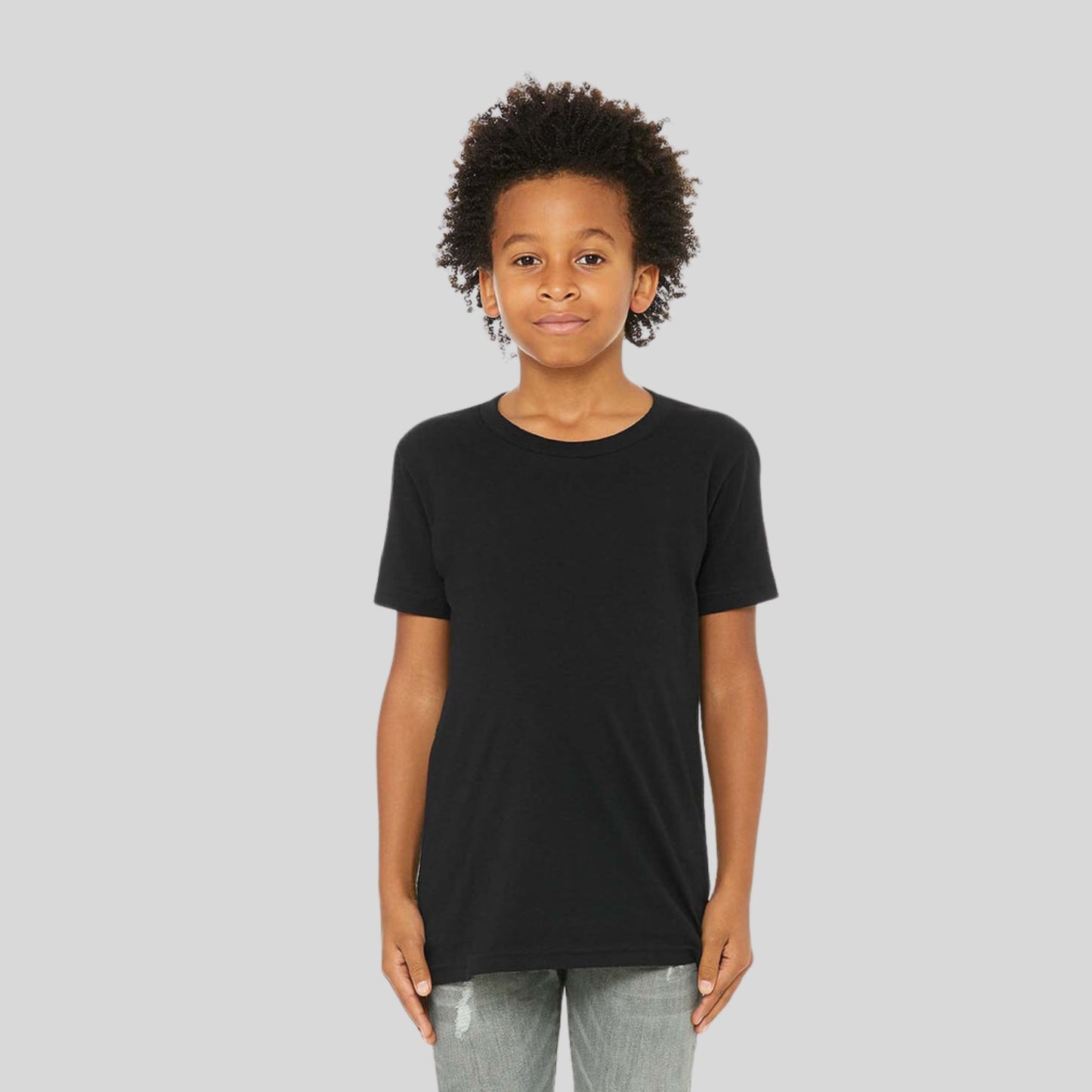 Youth Unisex Short Sleeve Tee - Black