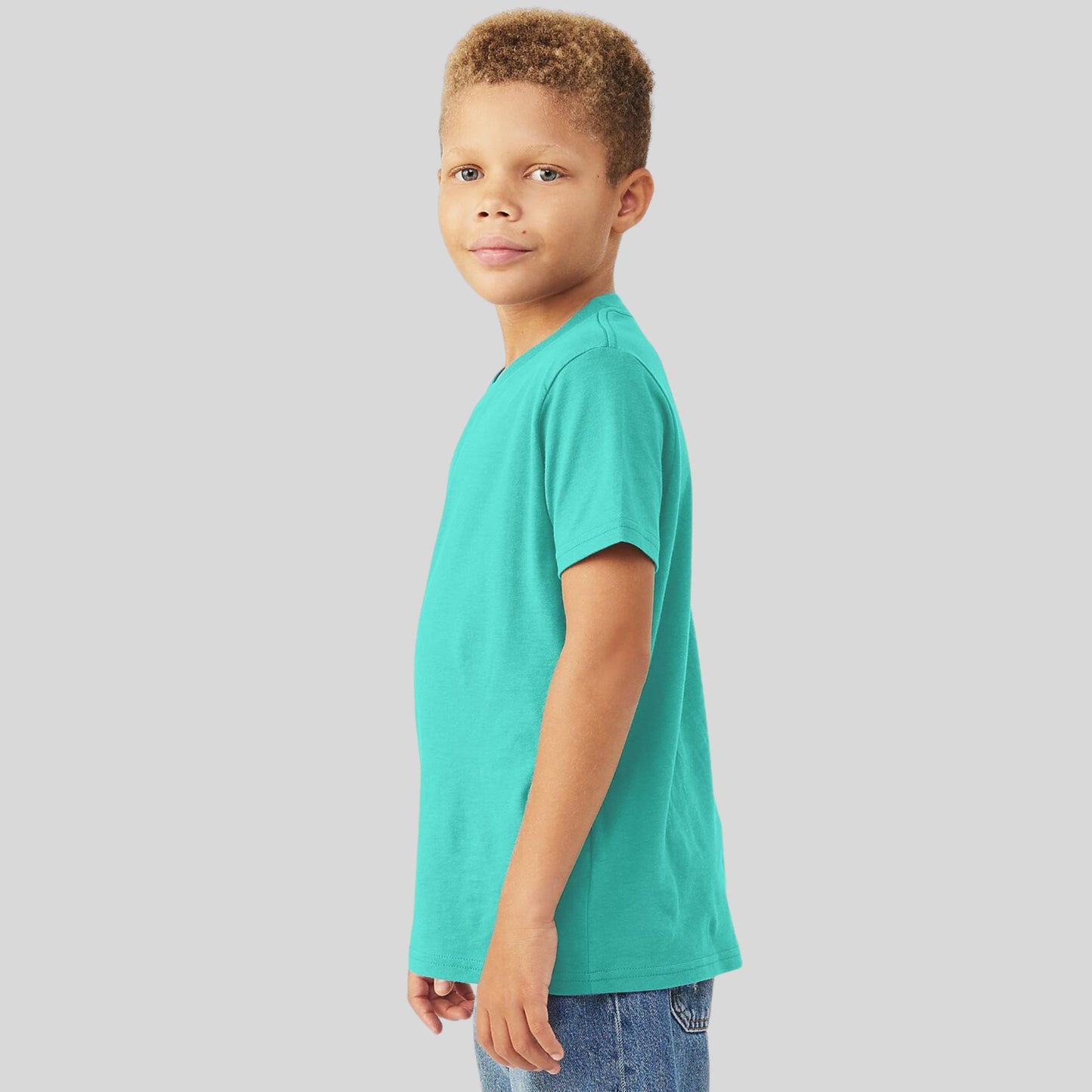 Surf's Up Youth Unisex Short Sleeve Tee - Teal