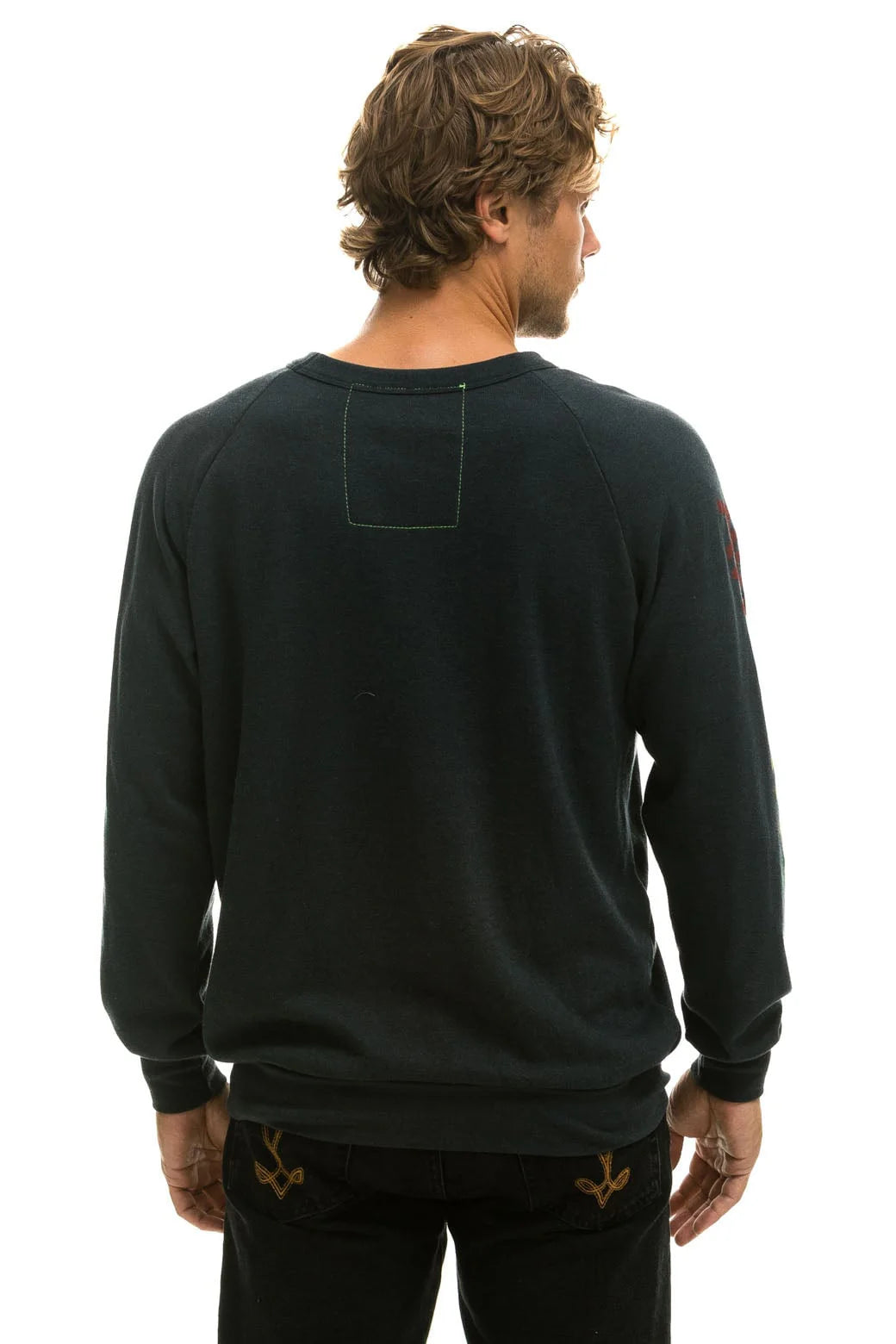 Aviator Nation Adult Unisex Aspen Crew Sweatshirt - Charcoal