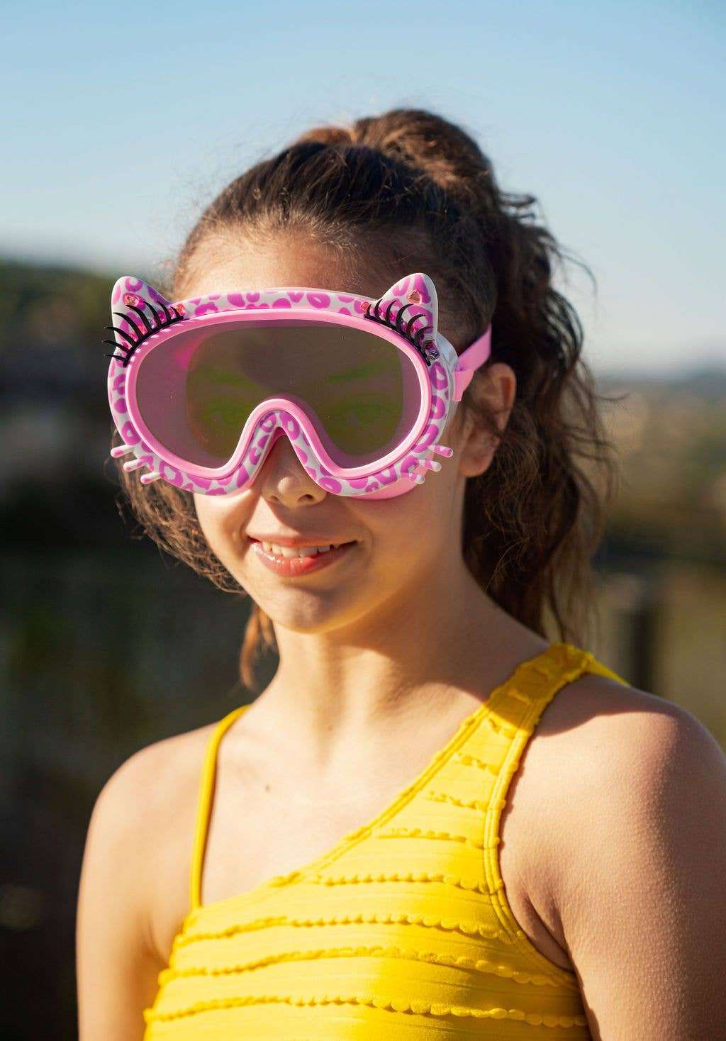 Copy Cat Pink Meow Swim Mask