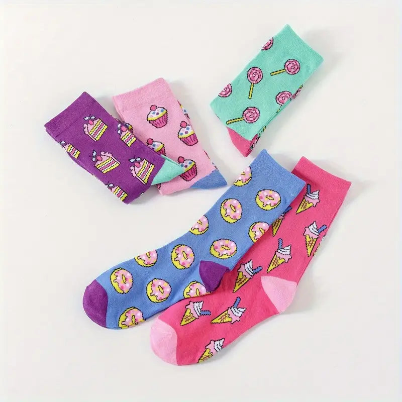 All Over Print Candy Shop Socks