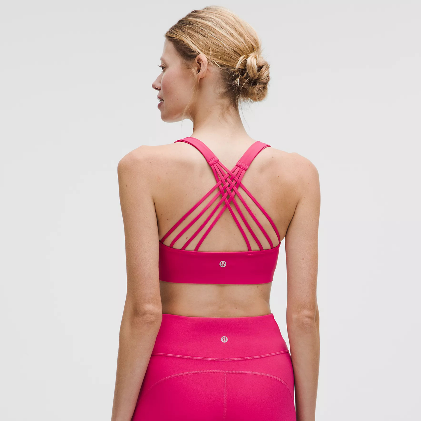 Altitude x lululemon FlexyFlex Strappy Yoga Bra Light Support, A-C Cups - Raspberry Coulis (Copy)