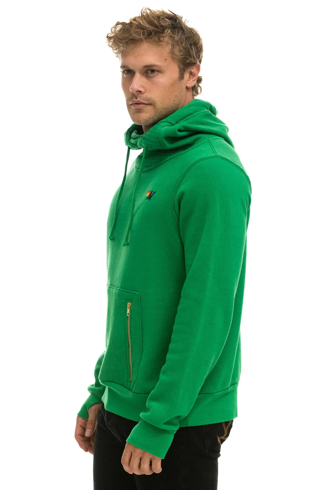 Aviator Nation - Adult Unisex Kelly Green Ninja Pullover Hoodie