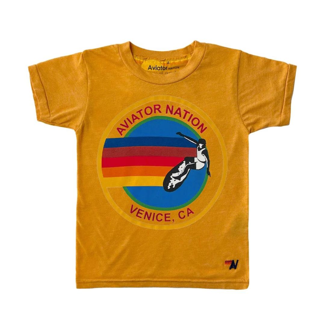 Aviator Nation - Kid's Venice Tee - Gold