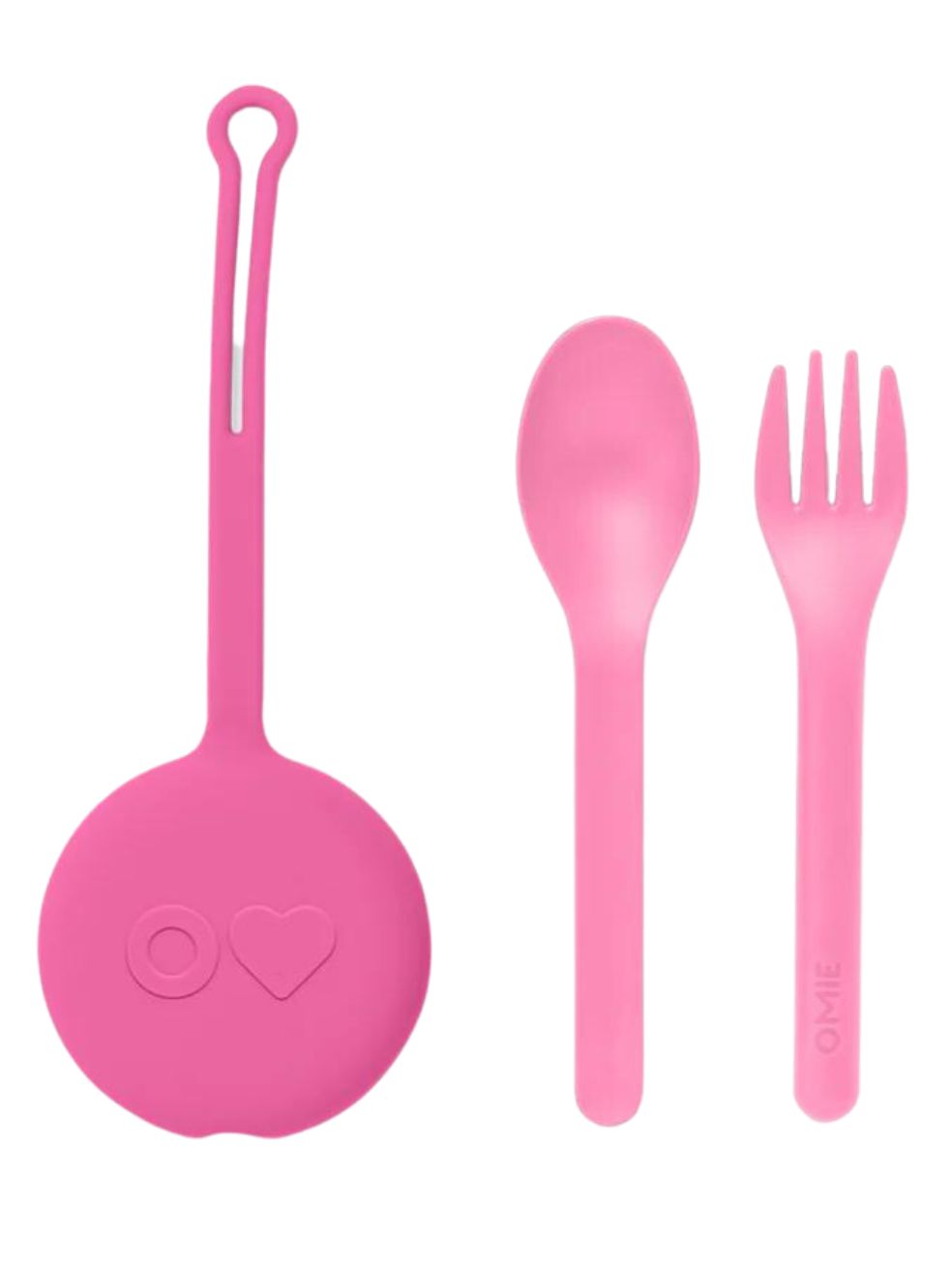 Omie Bubble Pink OmiePod & Utensils