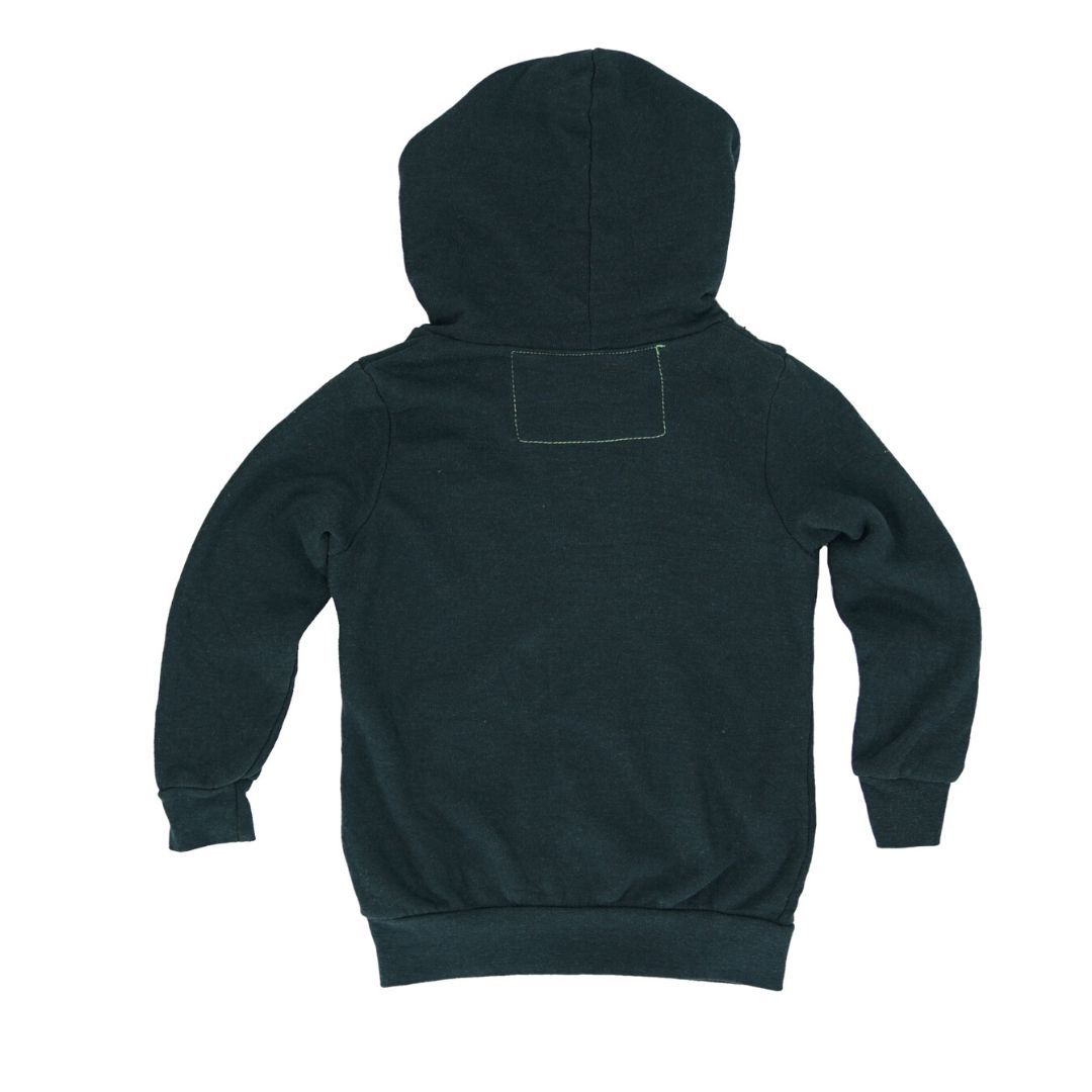 Aviator Nation - Classic Kids 5 Stripe Zip Hoodie- Charcoal Sweatshirt Aviator Nation