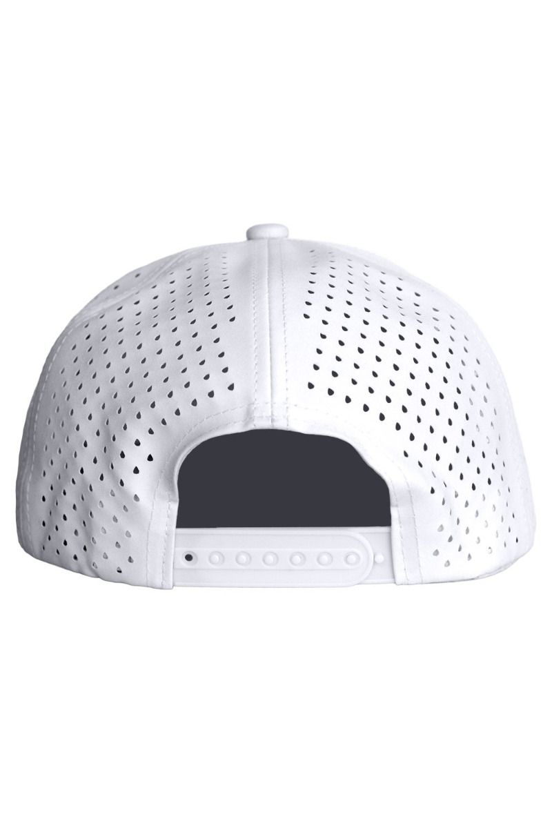 Cameron Street Comets Purple Patch Snapback Hat - White/Black-White Chainlink Rope