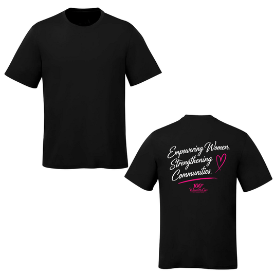 100+ Women Who Care South Georgian Triangle Black Unisex Short Sleeve Tee