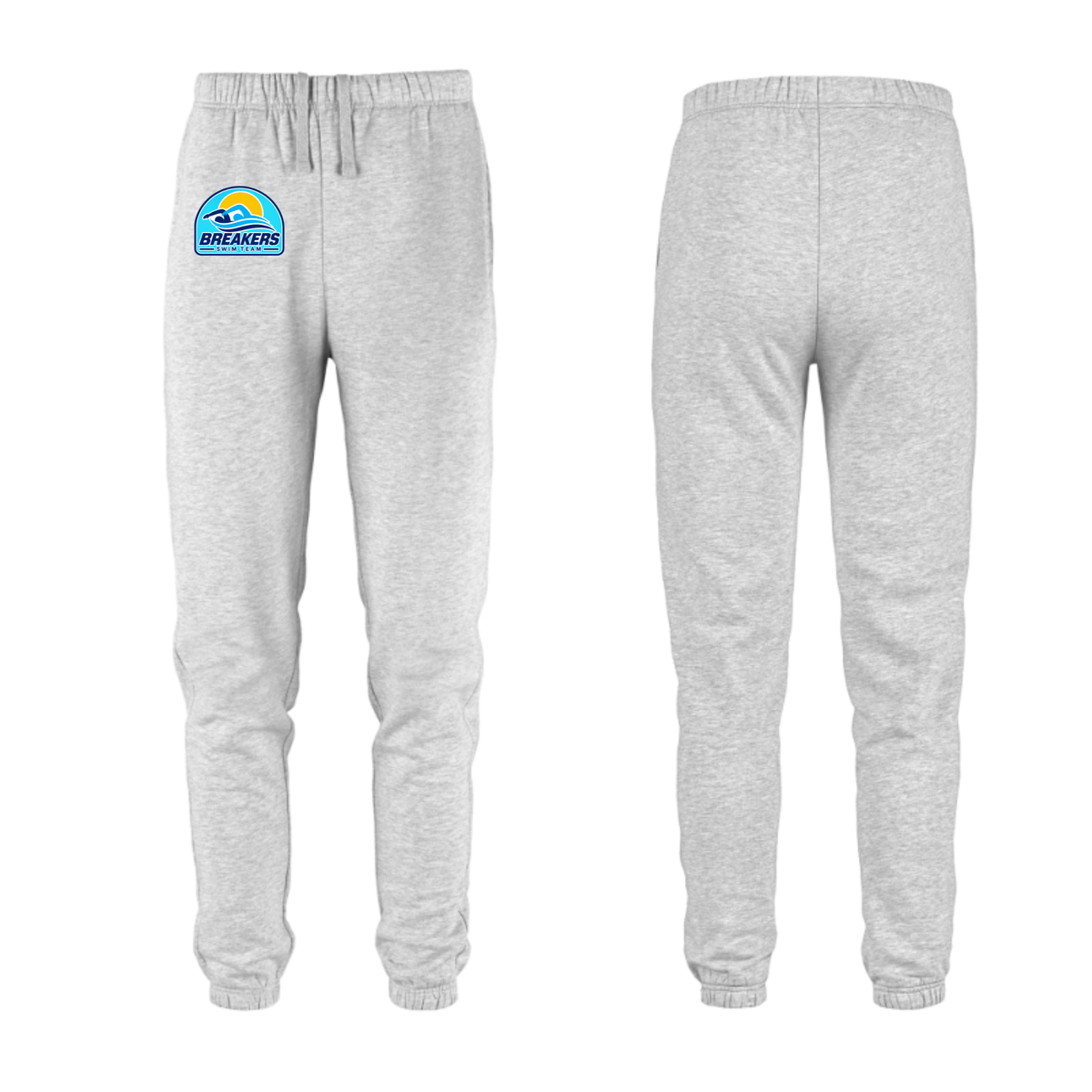 Breakers Swim Team Joggers - Ash Grey / Blue