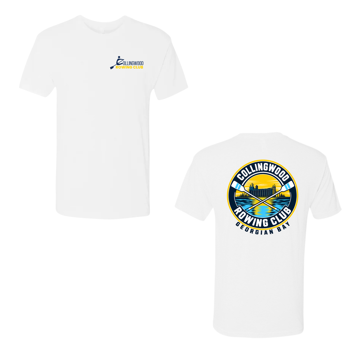Collingwood Rowing Club – Terminals Sunset T-Shirt - White