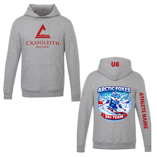 U8 Craigleith Arctic Foxes Hooded Sweatshirt - Grey