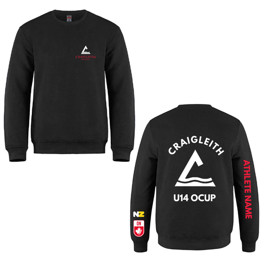 Craigleith U14 OCUP Crewneck Sweatshirt - Black
