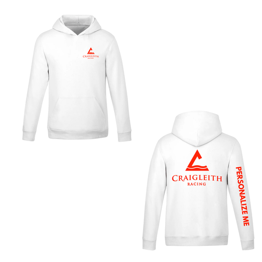 Craigleith Hooded Sweatshirt - White / Red