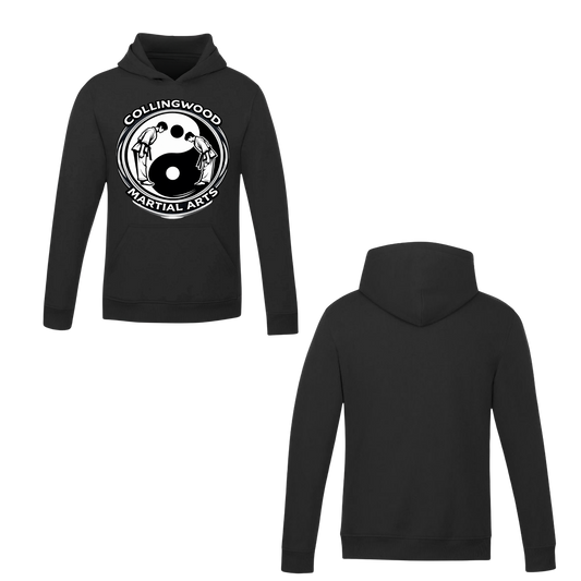 CMAC Hooded Sweatshirt - Oversize Logo /  Non-Personalized - Black