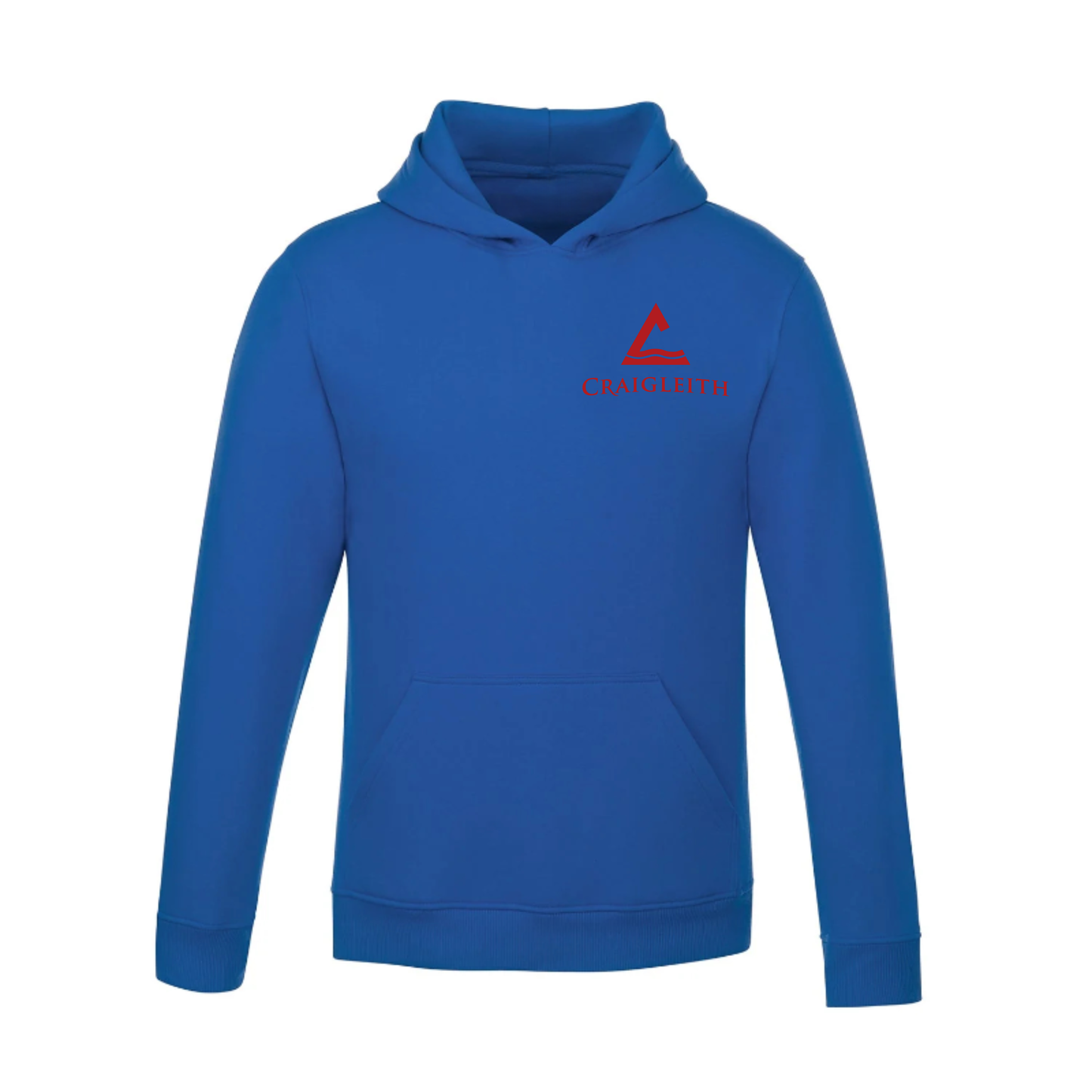 Craigleith Smart Bears Hooded Sweatshirt - Royal Blue / Small Logo